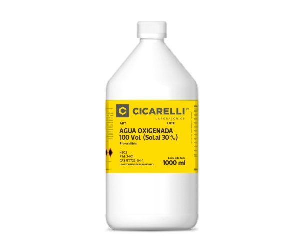 AGUA OXIGENADA 100 Vol. (Sol.al 30%) Pro-análisis