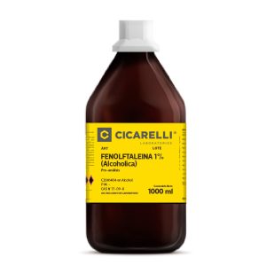 SOLUCION FENOLFTALEINA 1% (Alcoholica) Pro-análisis