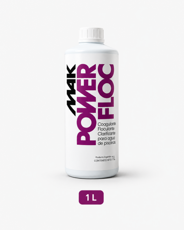 MAK POWER FLOC en botella de 1 litro